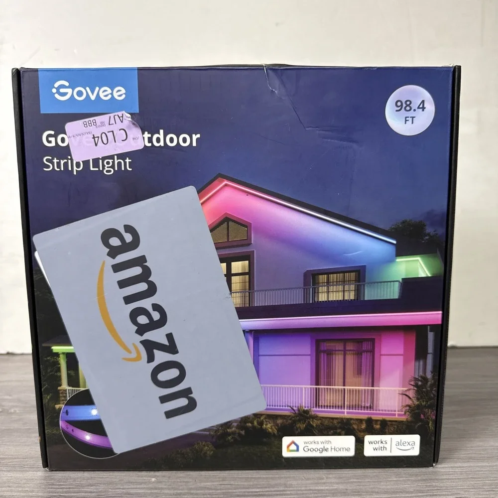 Govee Outdoor LED Strip Lights RGBICWW 98.4ft H6176‎
